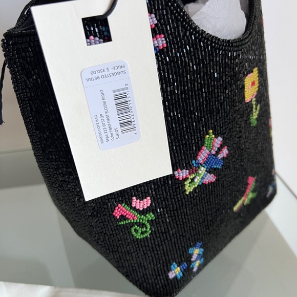 STAUD First Bloom Night Beaded Cote Bag - Picture 6 of 11